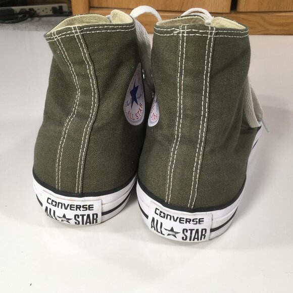 Converse CTAS High Top Sneakers Mens Size 11.5 Green Canvas 151175F - Picture 5 of 9
